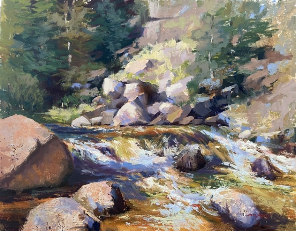 Mountain Motion 16x20 $1400 at Hunter Wolff Gallery